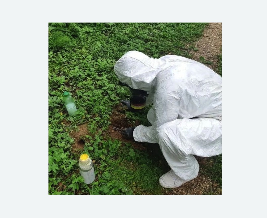 уничтожение кротов на участке в Звенигово